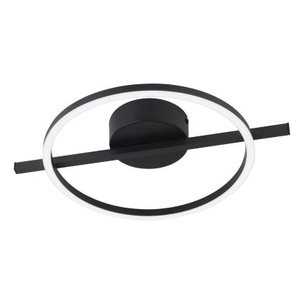 Eglo - Dimmbare LED-RGBW-Deckenleuchte LED/17W/230V 2700-6500K schwarz + Fernbedienung