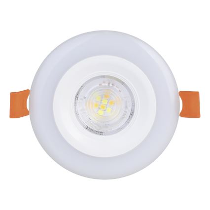 Eglo - SET 3x Dimmbare LED-RGBW-Einbauleuchte für Badezimmer 3xLED/3,8W/230V 2700-6500K IP44 + Fernbedienung