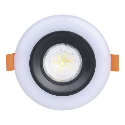 Eglo - SET 3x Dimmbare LED-RGBW-Einbauleuchte für Badezimmer 3xLED/3,8W/230V 2700-6500K IP44 + Fernbedienung