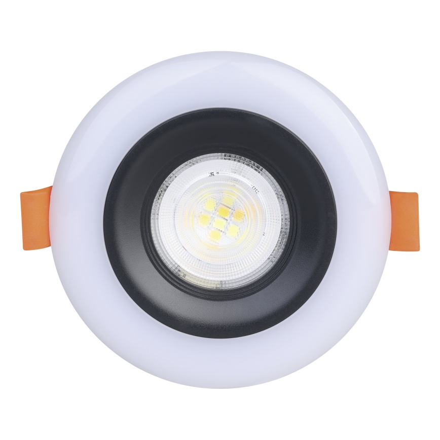 Eglo - SET 3x Dimmbare LED-RGBW-Einbauleuchte für Badezimmer 3xLED/3,8W/230V 2700-6500K IP44 + Fernbedienung