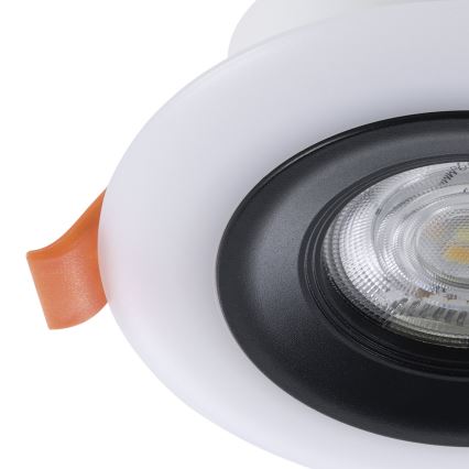Eglo - SET 3x Dimmbare LED-RGBW-Einbauleuchte für Badezimmer 3xLED/3,8W/230V 2700-6500K IP44 + Fernbedienung