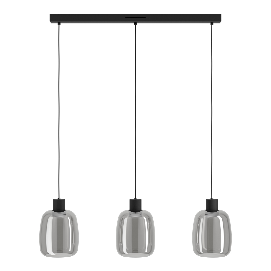 Eglo - Dimmbare LED-RGBW-Hängeleuchte 3xLED/3,7W/230V 2700-6500K grau