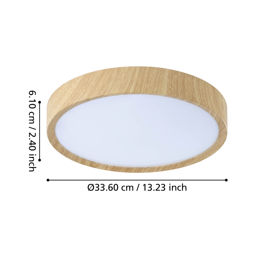 Eglo - LED-Deckenleuchte für Badezimmer LED/14,6W/230V IP44 beige
