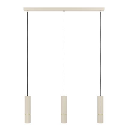 Eglo - LED-Hängeleuchte 3xGU10/5W/230V 3000K beige