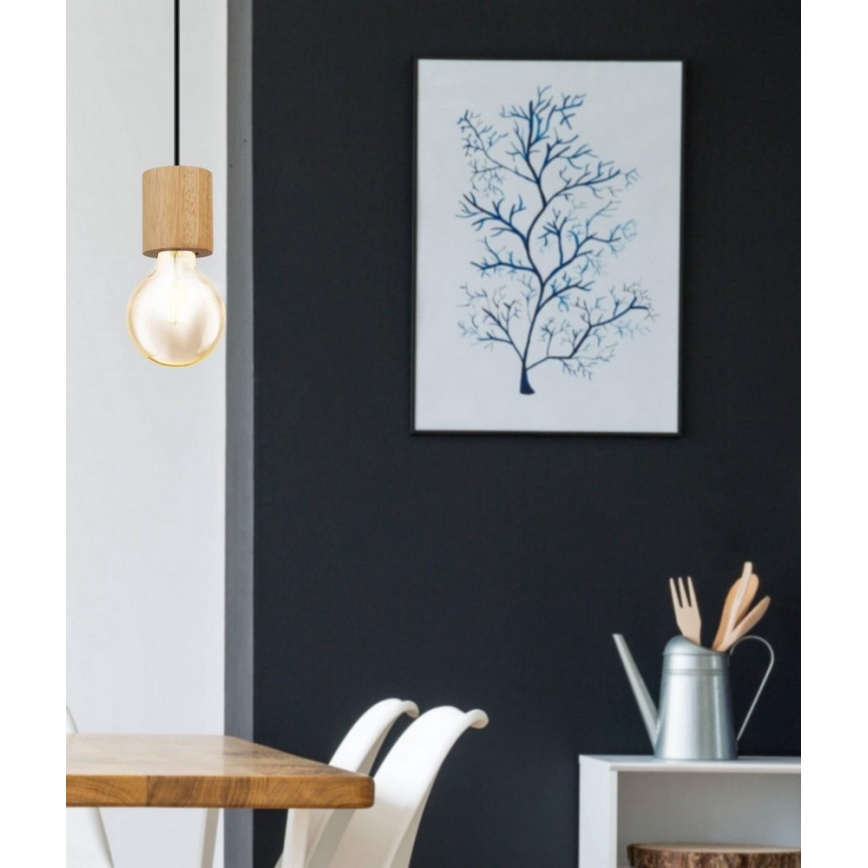Eglo - Hängeleuchte an Schnur 1xE27/28W/230V - FSC-zertifiziert