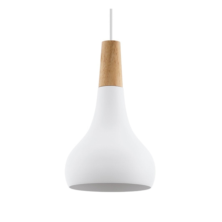 Eglo - Hängeleuchte 1xE27/60W/230V d 18 cm weiß