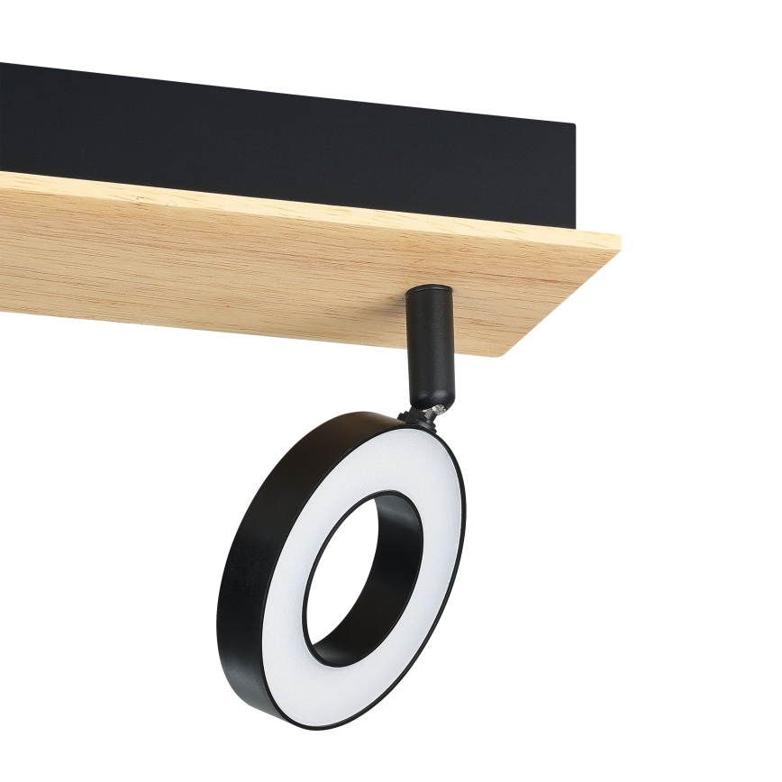 Eglo - LED-Spot 2xLED/4,2W/230V schwarz/braun