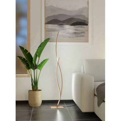 Eglo - LED-Stehleuchte LED/20W/230V 4000K beige