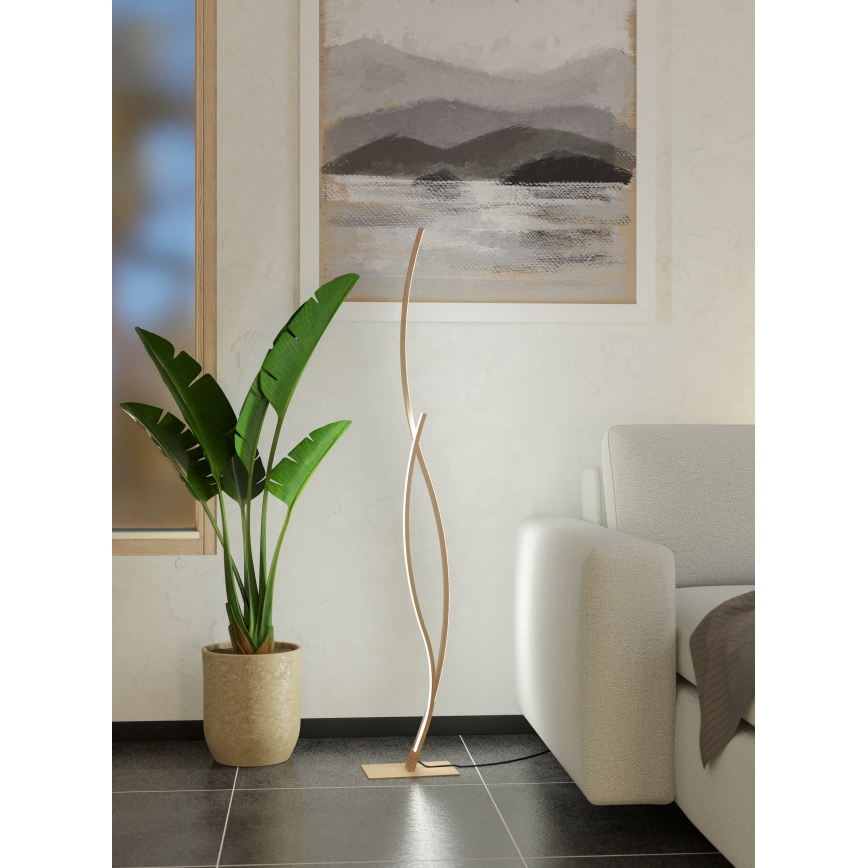 Eglo - LED-Stehleuchte LED/20W/230V 4000K beige
