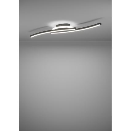 Eglo - LED-Deckenleuchte LED/12W/230V 4000K schwarz