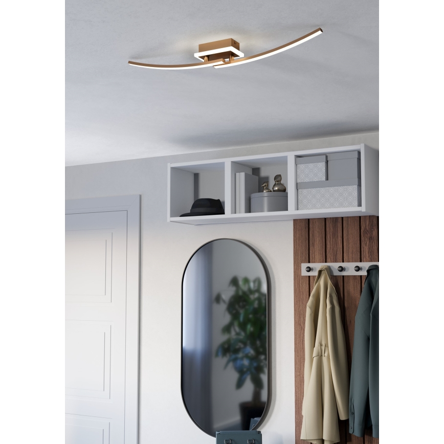 Eglo - LED-Deckenleuchte LED/12W/230V 4000K kupfern