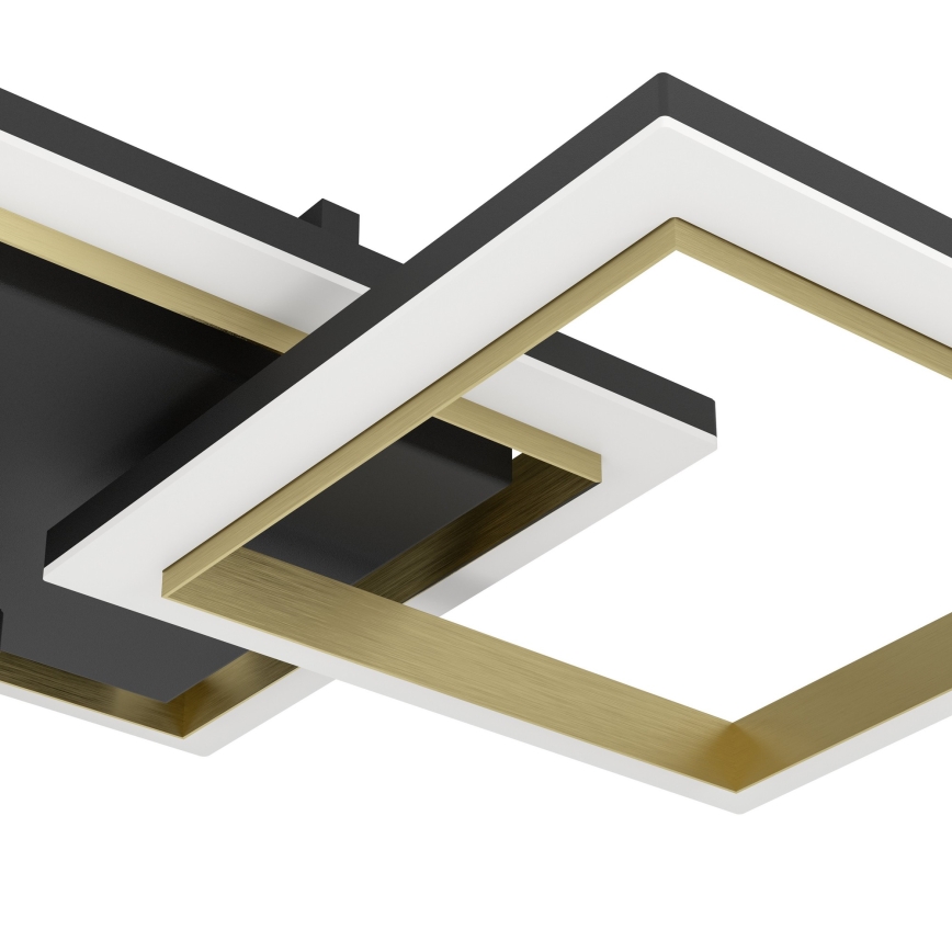 Eglo - Dimmbare LED-Deckenleuchte LED/20W/230V 4000K schwarz/golden