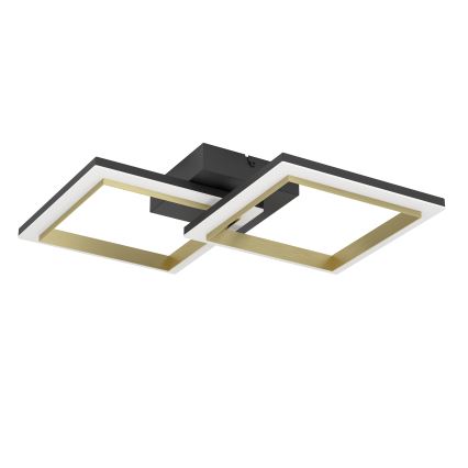 Eglo - Dimmbare LED-Deckenleuchte LED/18,4W/230V 4000K schwarz/golden