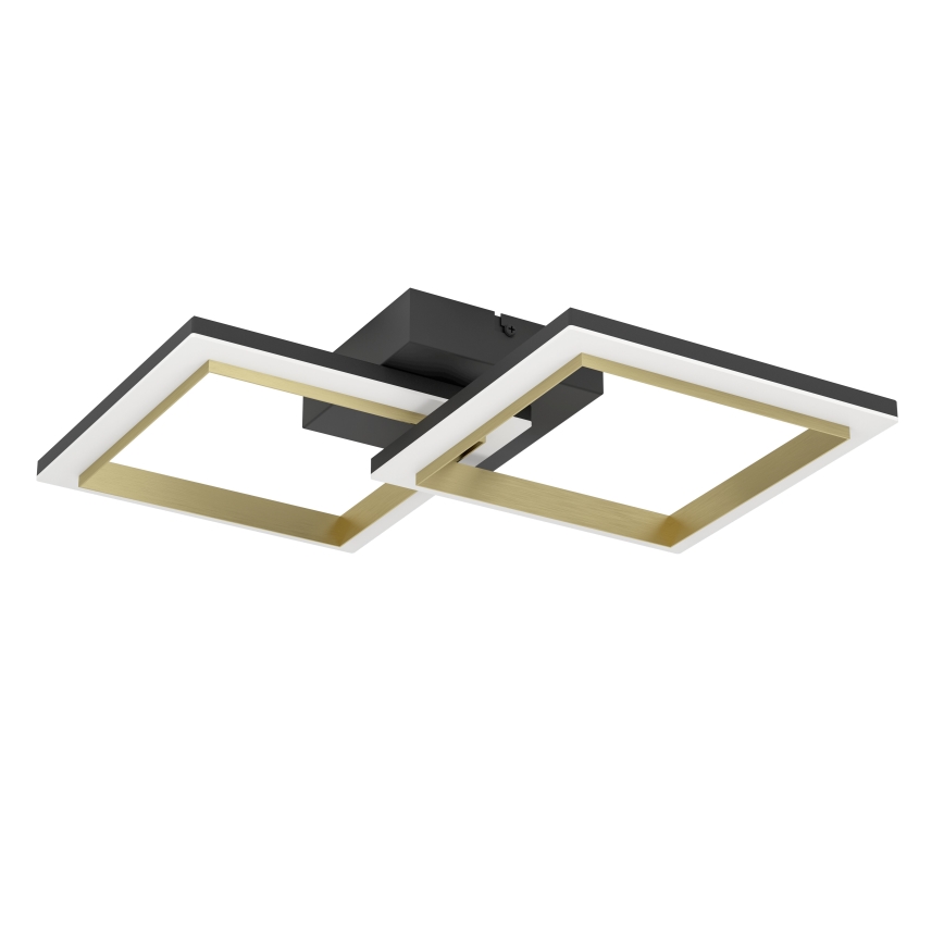 Eglo - Dimmbare LED-Deckenleuchte LED/18,4W/230V 4000K schwarz/golden