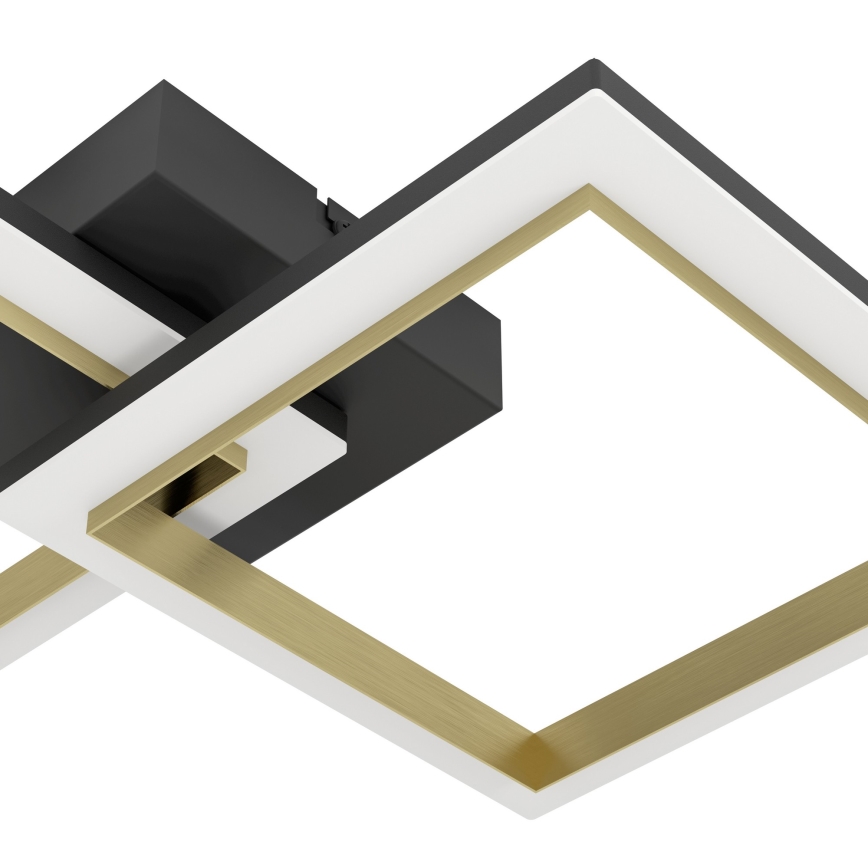 Eglo - Dimmbare LED-Deckenleuchte LED/18,4W/230V 4000K schwarz/golden