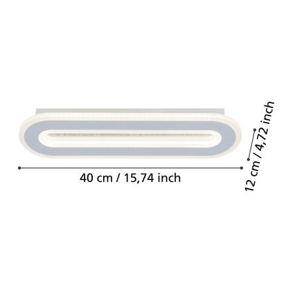 Eglo - LED-Wandleuchte LED/12W/230V 4000K weiß