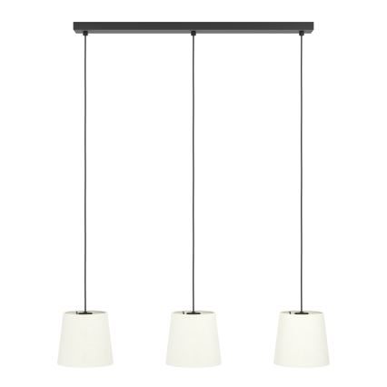 Eglo - Hängeleuchte 3xE27/60W/230V weiß