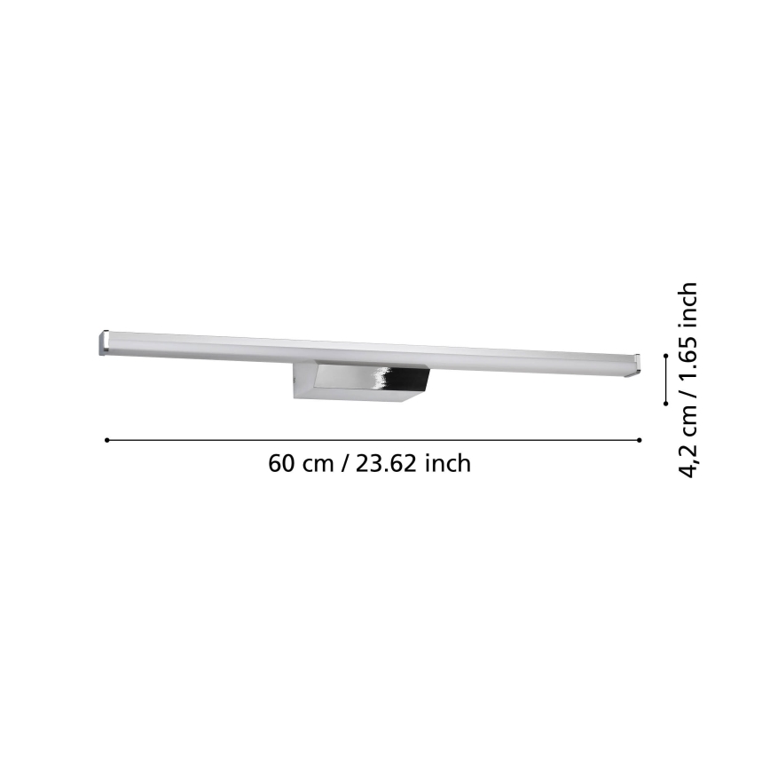 Eglo - LED RGBW dimmbare Badezimmer-Spiegelleuchte LED/12W/230V 2700-6500K IP44 mattchrom