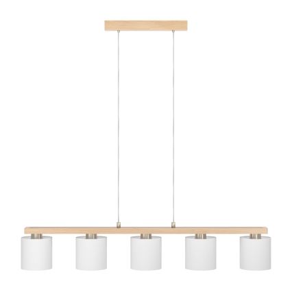 Eglo - Hängeleuchte an Schnur 5xE27/28W/230V - FSC-zertifiziert
