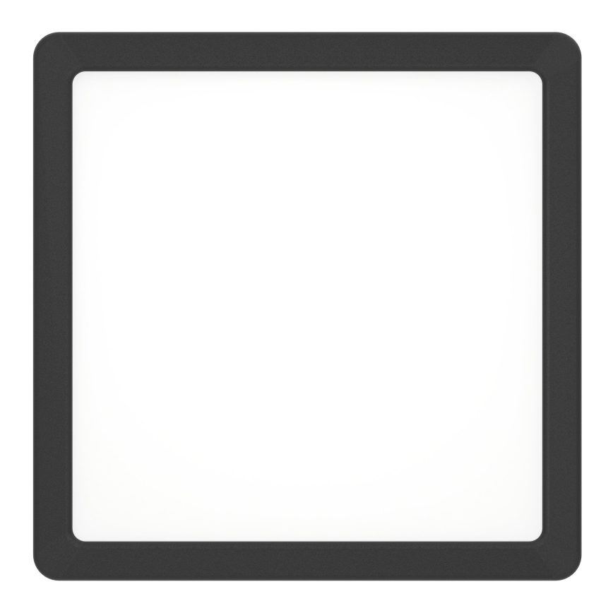 Eglo - LED-Deckenleuchte LED/10,5W/230V 2700/4000/6500K 22x22cm schwarz