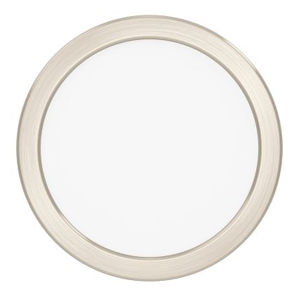 Eglo - LED-Deckenleuchte, 7,5 W, 230 V, 2700/4000/6500 K, Ø 16,6 cm, mattchrom