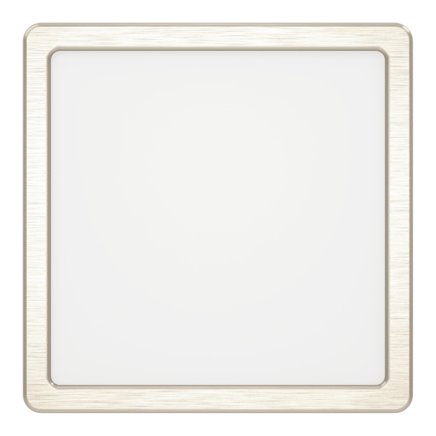 Eglo - LED Deckenleuchte LED/10,5W/230V 2700/4000/6500K 22x22 cm matt-chrom