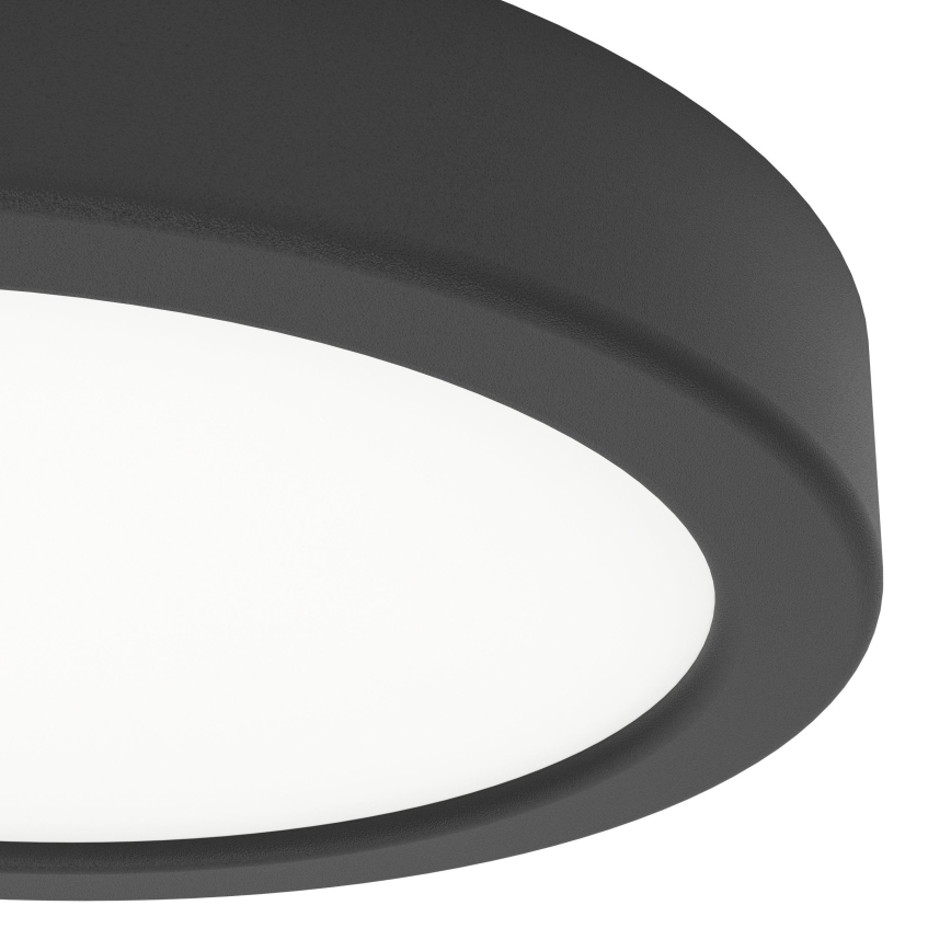 Eglo - LED-Badezimmer-Deckenleuchte LED/7,5W/230V 2700/4000/6500K Ø 16,6 cm IP44 schwarz