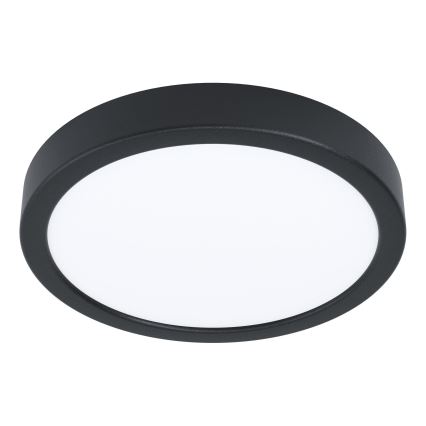 Eglo - LED-Badezimmer-Deckenleuchte LED/11,5W/230V 2700/4000/6500K Ø 21,1 cm IP44 Schwarz