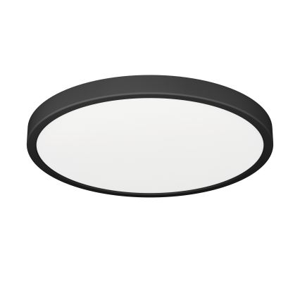 Eglo - LED-Badezimmer-Deckenleuchte, 14,2 W, 230 V, 2700/4000/6500 K, Ø 27,8 cm, IP44, schwarz