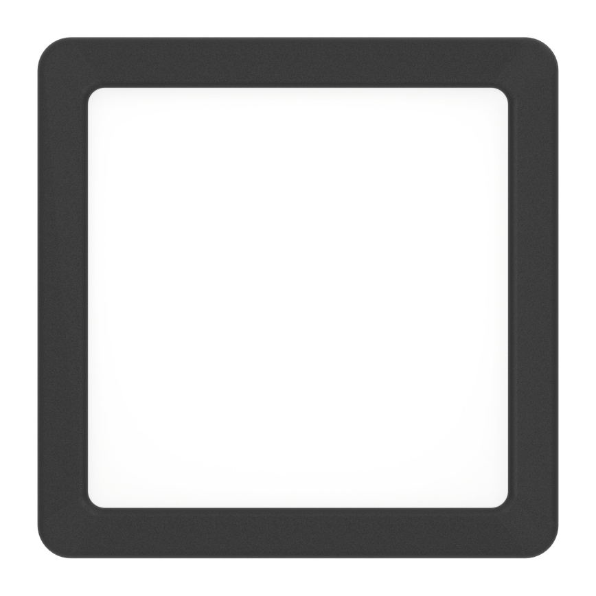 Eglo - LED-Badezimmer-Deckenleuchte LED/7W/230V 2700/4000/6500K 15x15 cm IP44 schwarz