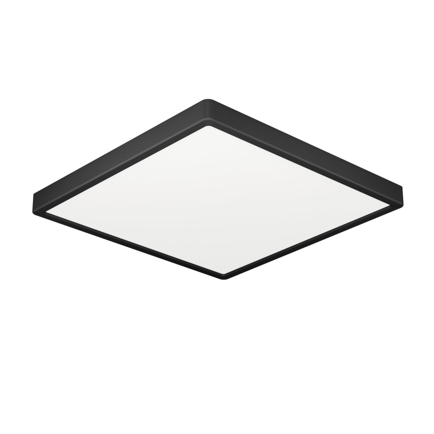 Eglo - LED-Badezimmer-Deckenleuchte LED/10,5W/230V 2700/4000/6500K 22x22 cm IP44 schwarz