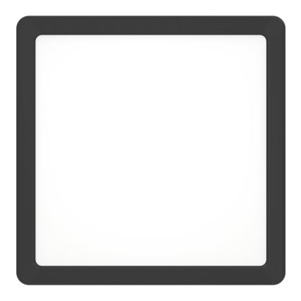 Eglo - LED-Badezimmer-Deckenleuchte LED/10,5W/230V 2700/4000/6500K 22x22 cm IP44 schwarz