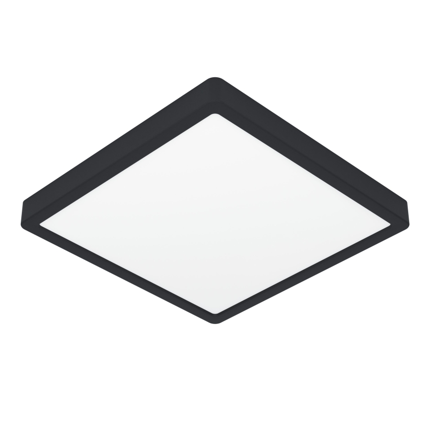 Eglo - LED-Deckenleuchte für Badezimmer LED/13W/230V 29x29 cm IP44 schwarz