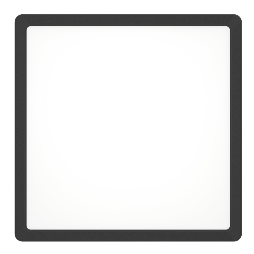 Eglo - LED-Deckenleuchte für Badezimmer LED/13W/230V 29x29 cm IP44 schwarz