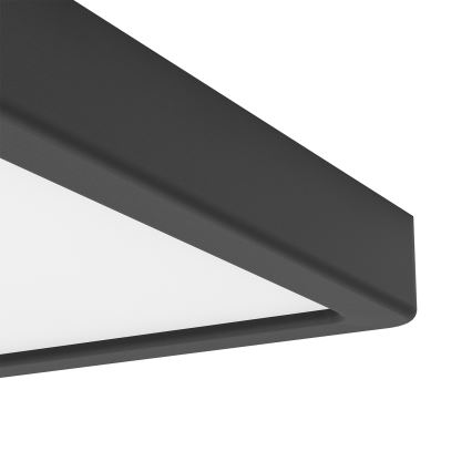 Eglo - LED RGBW dimmbare Badezimmer-Deckenleuchte LED/10,5W/230V 2700-6500K 22x22 cm IP44 schwarz