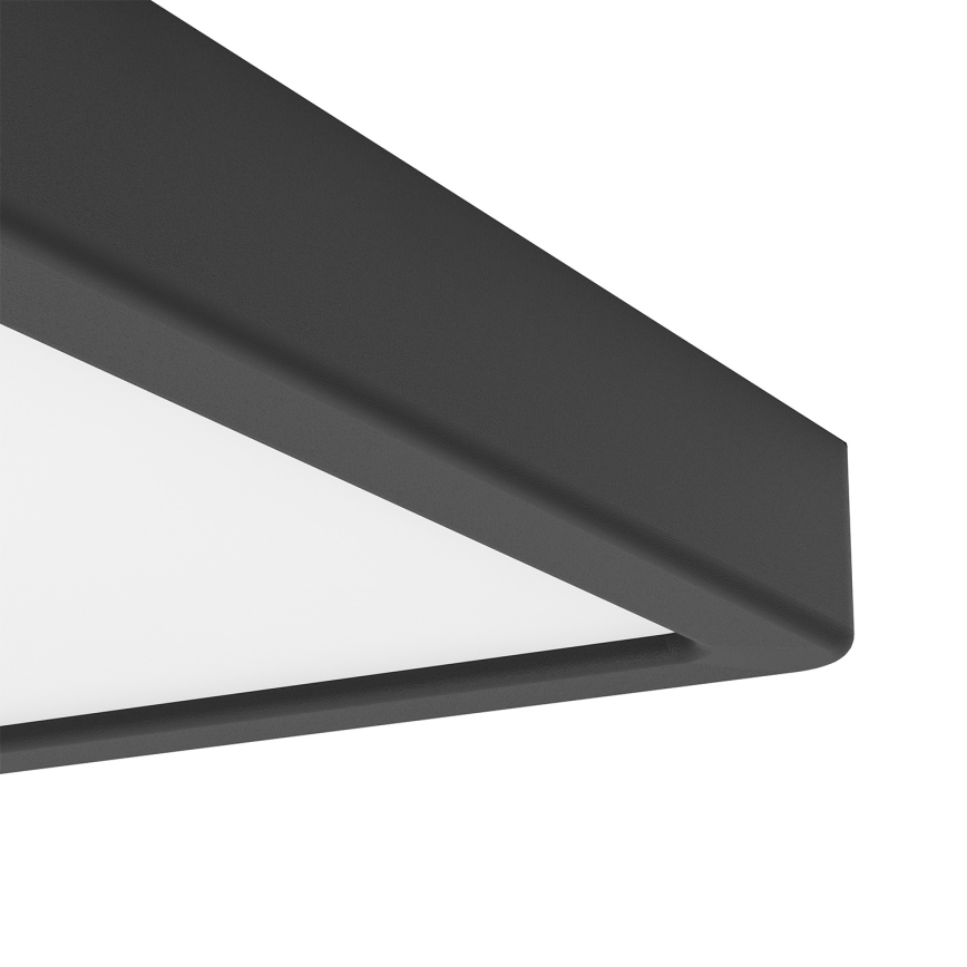 Eglo - LED RGBW dimmbare Badezimmer-Deckenleuchte LED/10,5W/230V 2700-6500K 22x22 cm IP44 schwarz