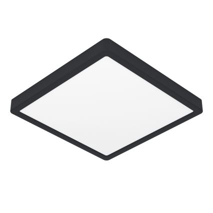 Eglo - LED RGBW, dimmbare Badezimmer-Deckenleuchte LED/13,5W/230V 2700-6500K 29,5x29,5 cm IP44 schwarz