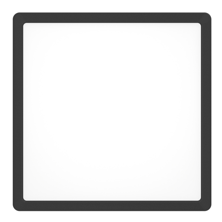 Eglo - LED RGBW, dimmbare Badezimmer-Deckenleuchte LED/13,5W/230V 2700-6500K 29,5x29,5 cm IP44 schwarz