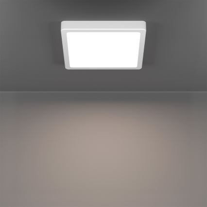 Eglo - LED RGBW dimmbare Badezimmer-Deckenleuchte LED/10,5W/230V 2700-6500K 22x22 cm IP44 weiß