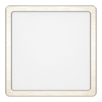 Eglo - LED RGBW dimmbare Badezimmer-Deckenleuchte LED/10,5W/230V 2700-6500K 22x22 cm IP44 mattchrom