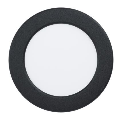 Eglo - LED-Einbauleuchte LED/6,3W/230V 2700/4000/6500K Ø 11,9 cm schwarz