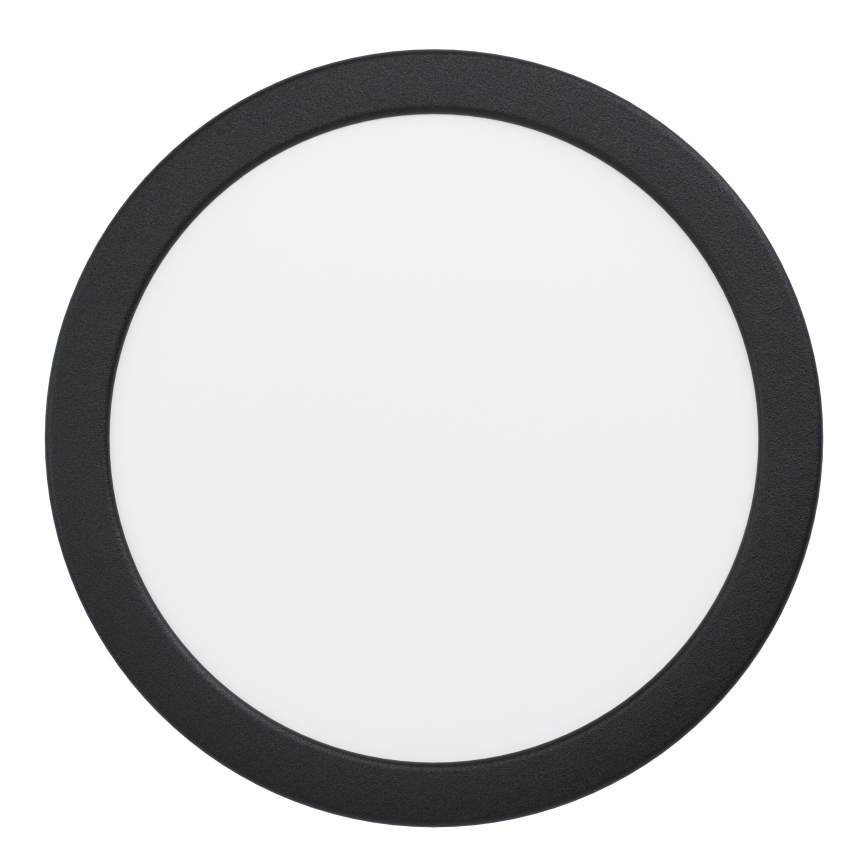 Eglo - LED-Einbauleuchte LED/18,5W/230V 2700/4000/6500K Ø 21,6 cm schwarz