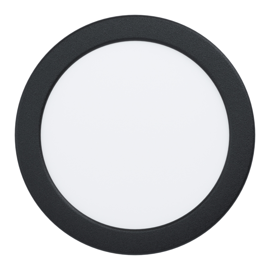 Eglo - LED Badezimmer-Einbauleuchte LED/10,5W/230V 2700/4000/6500K Ø 16,8 cm IP44 schwarz