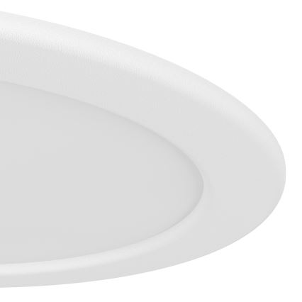 Eglo - LED-Badezimmer-Einbauleuchte LED/6,3 W/230 V 2700/4000/6500 K Ø 11,9 cm IP44 Weiß