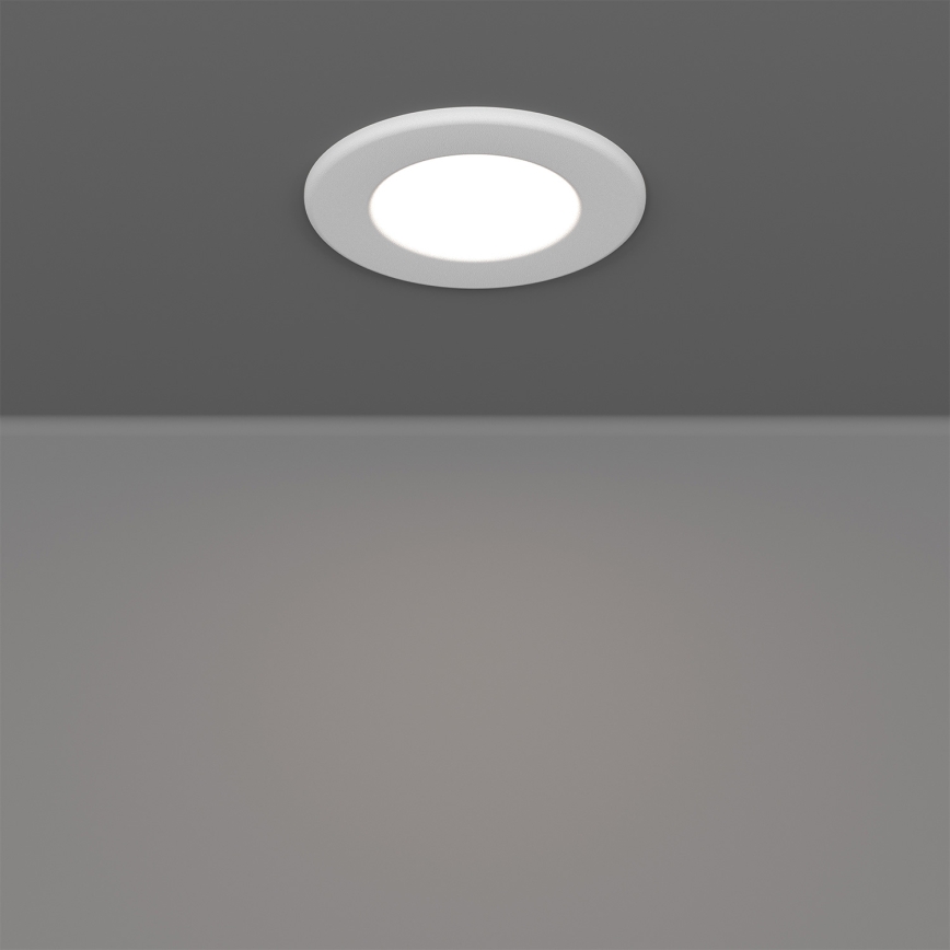 Eglo - Set 3x LED RGBW dimmbare Badezimmer-Einbauleuchten LED/2,8W/230V 2700-6500K Ø 8,8 cm IP44 weiß