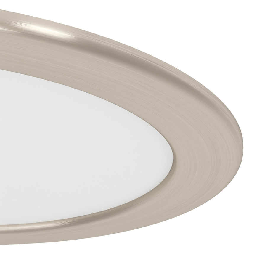 Eglo - LED RGBW dimmbare Badezimmer-Einbauleuchte LED/9,5W/230V 2700-6500K Ø 16,8 cm IP44 mattchrom