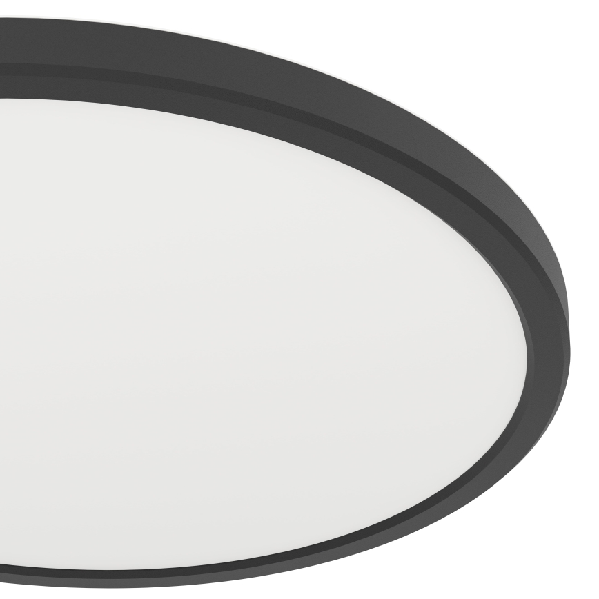 Eglo - LED Badezimmer-Deckenleuchte LED/13,9W/230V 2700/4000/6500K Ø 30 cm IP44 schwarz