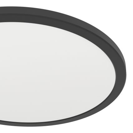 Eglo - LED-Deckenleuchte für Badezimmer LED/18,5W/230V 2700K/4000K/6500K d 38,9 cm IP44 schwarz