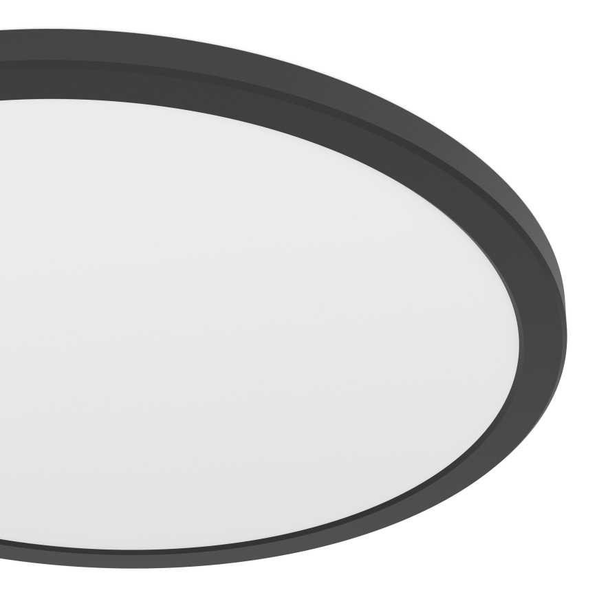 Eglo - LED-Deckenleuchte für Badezimmer LED/18,5W/230V 2700K/4000K/6500K d 38,9 cm IP44 schwarz
