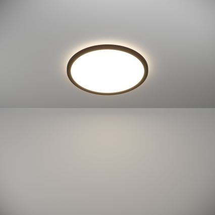 Eglo - LED-Deckenleuchte für Badezimmer LED/18,5W/230V 2700K/4000K/6500K d 38,9 cm IP44 schwarz